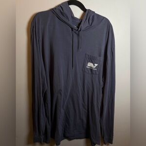 Vineyard Vines 2XL Unisex Fit Navy Long-Sleeve Hoodie with Pocket